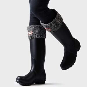 Hunter Boots Grey Waflle Socks Size XL (limited edition)